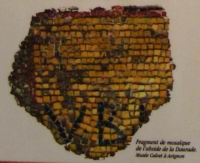 Toulouse, Eglise de la Daurade, Fragment de mosaique de l'abside
